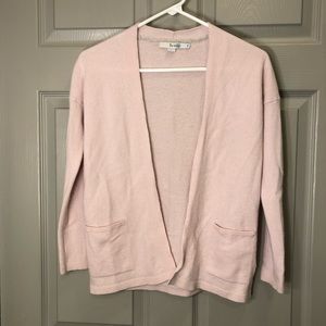Boden pink cashmere blend cardigan